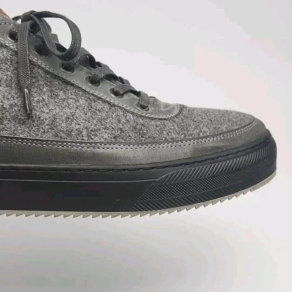 Cycleur de Luxe Sneakers Shoe Gray Wool Feel 1.25